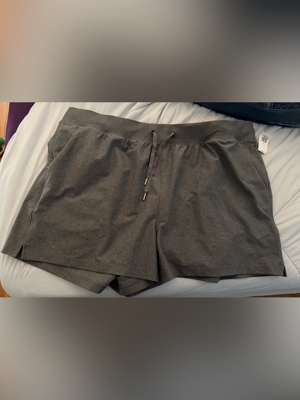 Old Navy XL Grey Athletic Shorts Drawstring Waist New